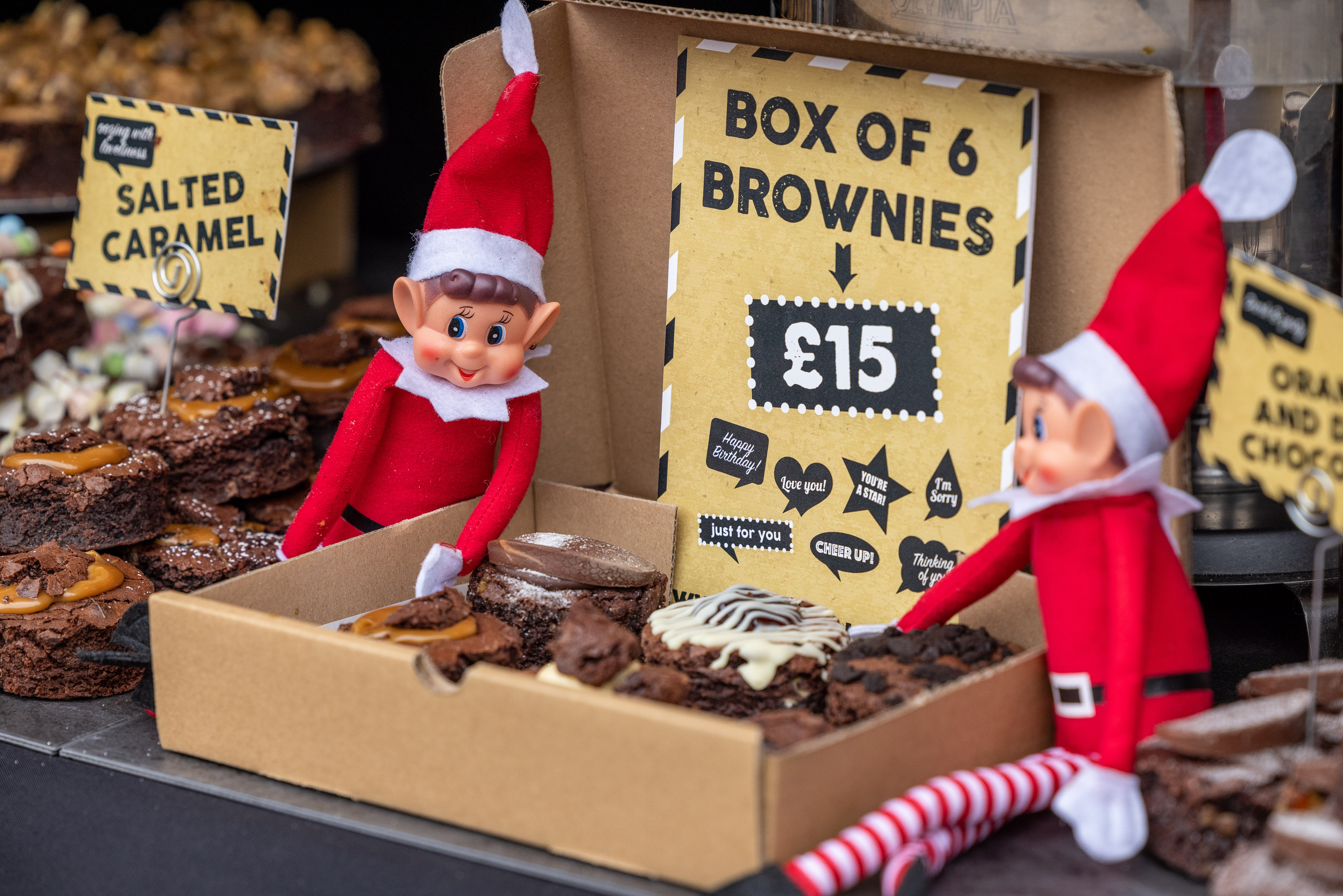 box of brownies