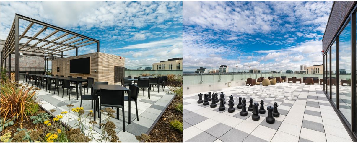 Quintain Living Beton Rooftop BBQ and Giant Chess