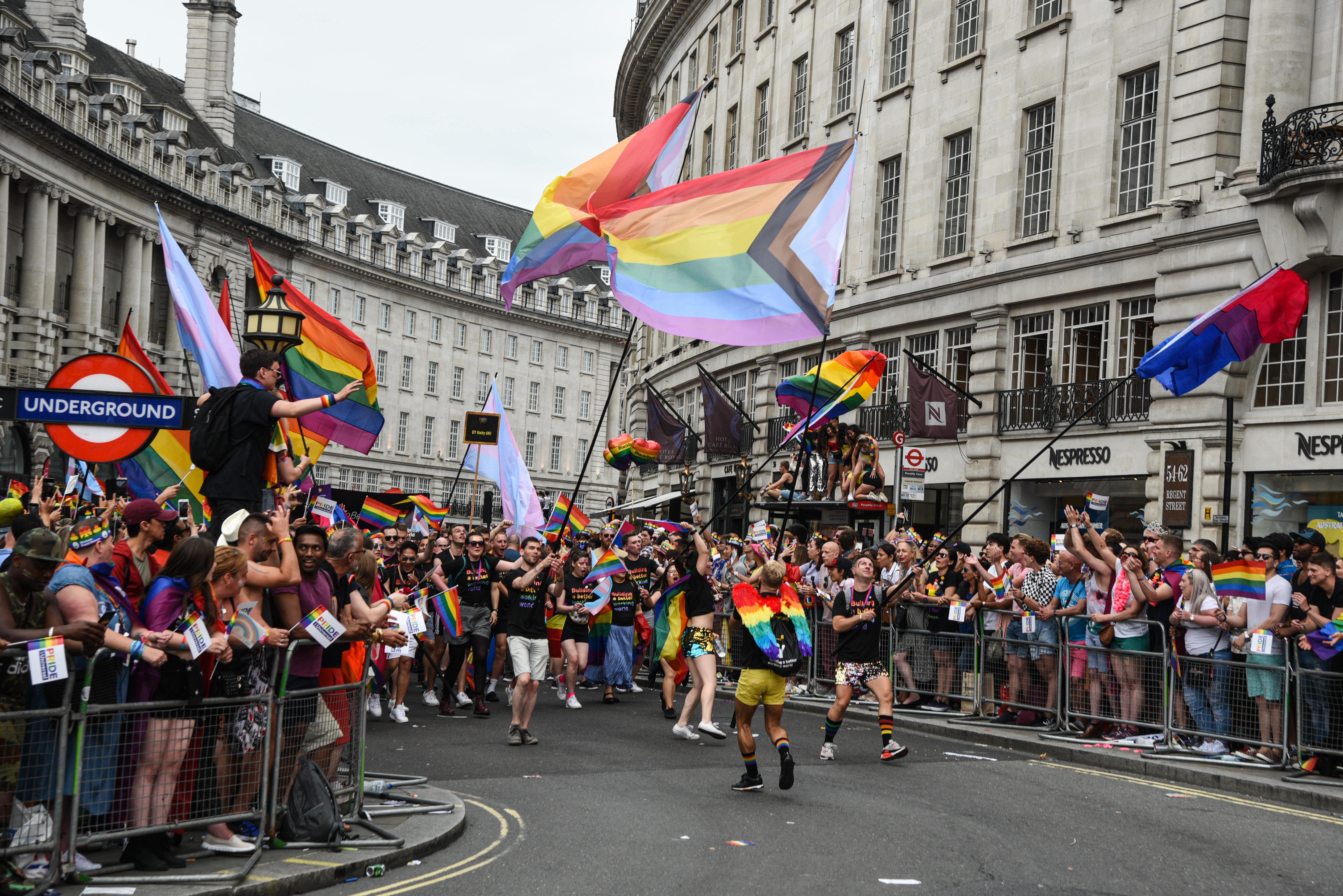 Pride parade in London