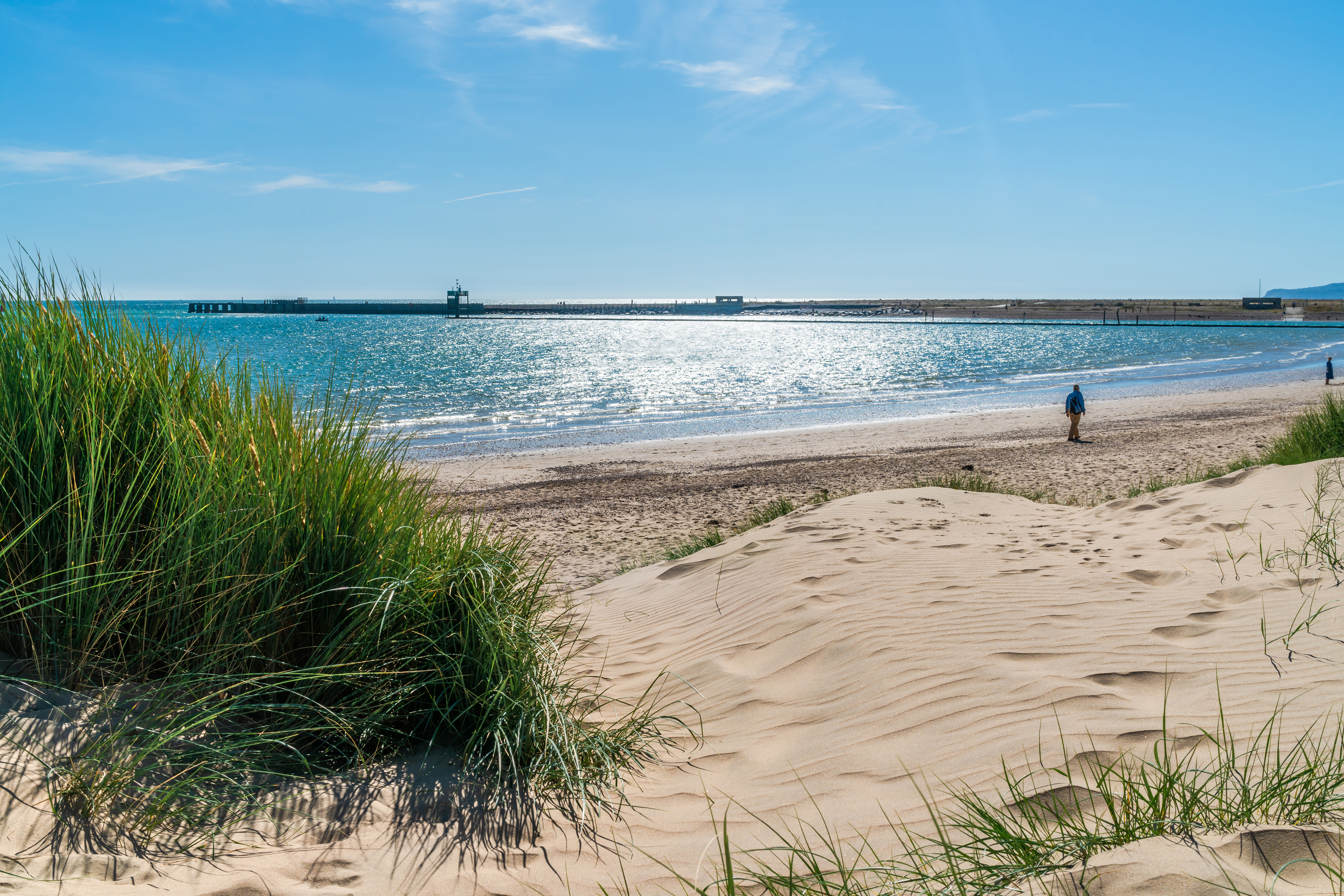 sandy beach in sussex