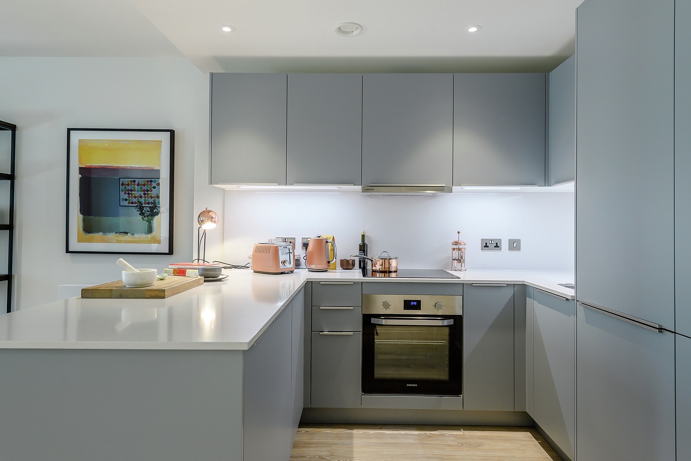 kitchen with counter space