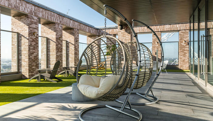 Canada Gardens' roof terrace