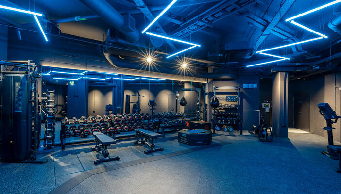 The gym in The Robinson
