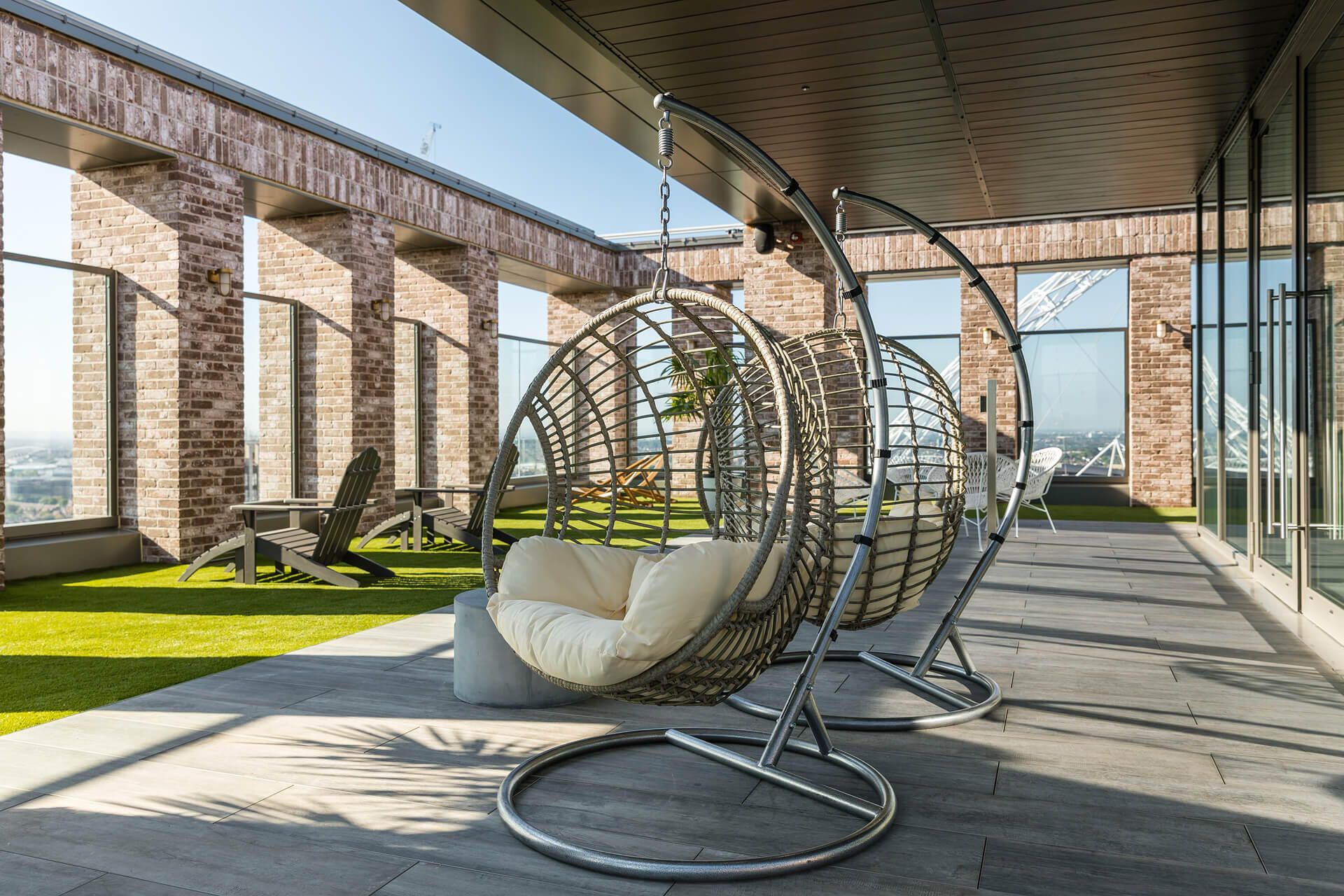 Canada Gardens' roof terrace