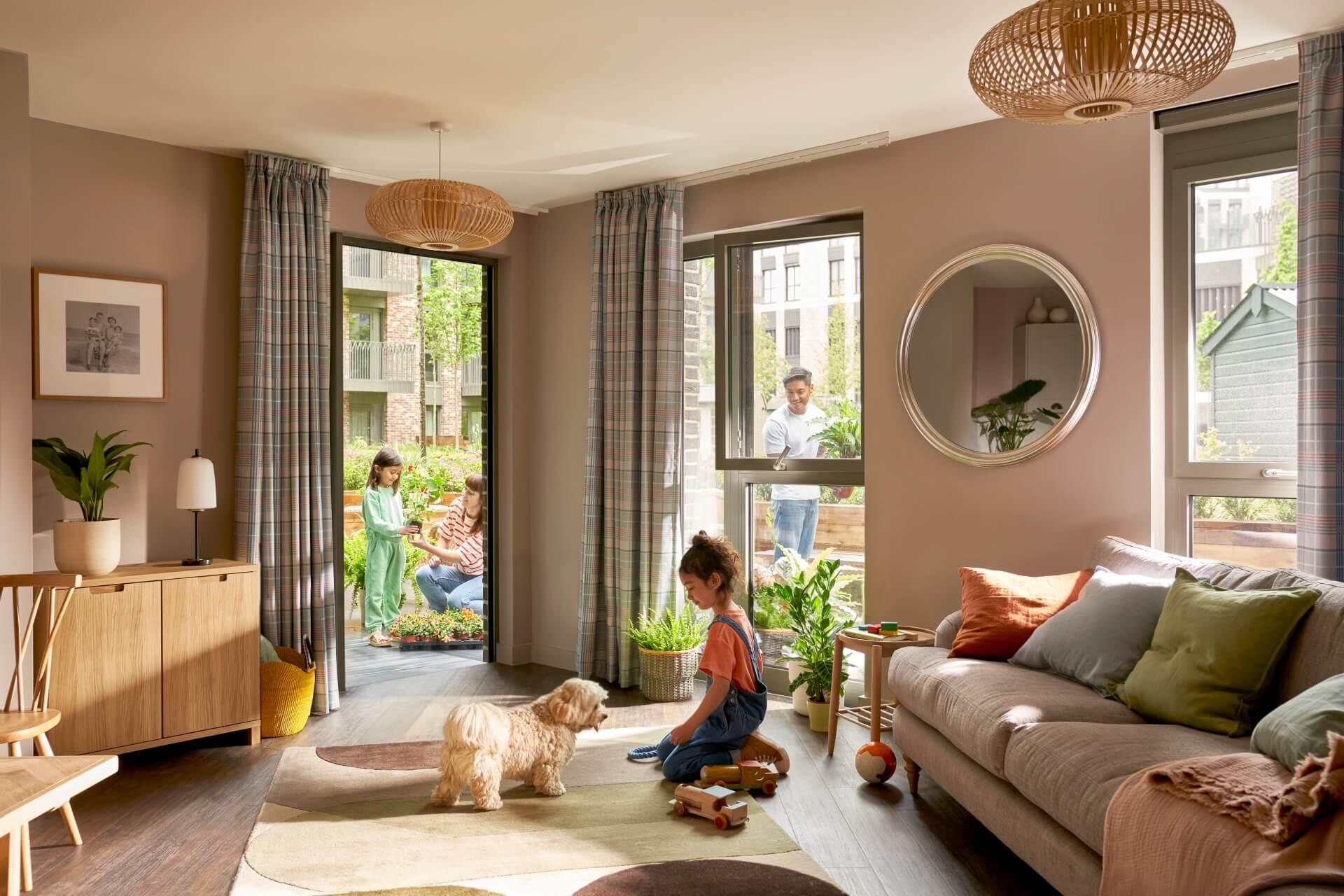 inside of apartment