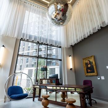 Instagram post about Quintain Living.