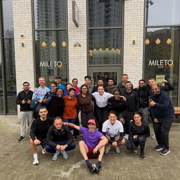 Instagram post about Quintain Living.