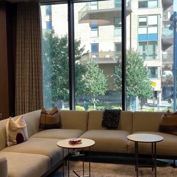 Instagram post about Quintain Living.