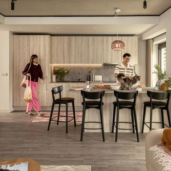 Instagram post about Quintain Living.