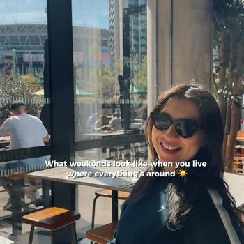 Instagram post about Quintain Living.