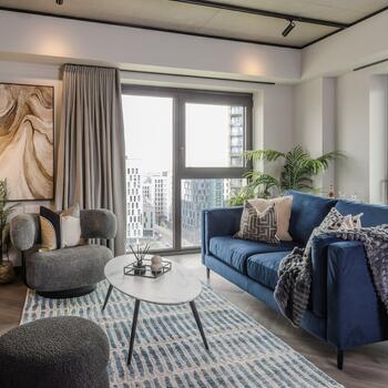 Instagram post about Quintain Living.