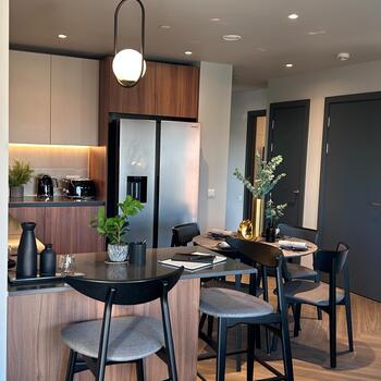 Instagram post about Quintain Living.