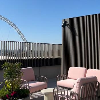 Instagram post about Quintain Living.